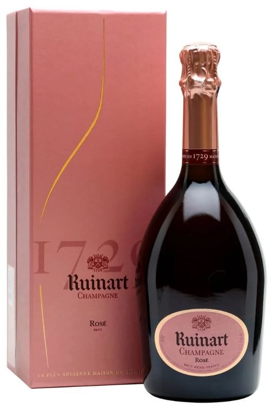 Шампанське Ruinart Brut Rose Second Skin сухе рожеве 12.5% 0.75 л gift box